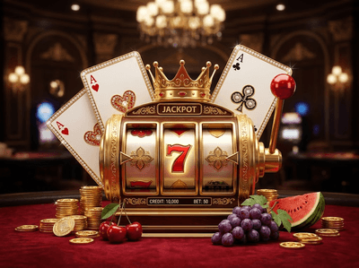 Premium SpinTime PlayTime gaming dashboard showing luxury slot machines and rewards
